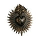 thumbnail image 5 of Placa de pared de los Sagrados Corazones, estatua gótica, decoración de resina, arte para el hogar, figura católica negro, 5 of 9