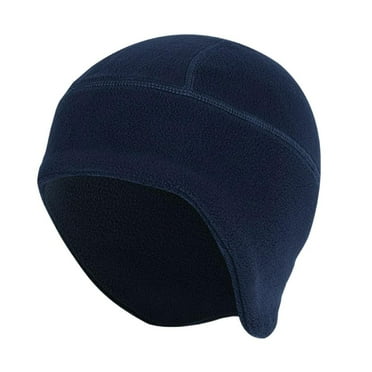 Breathable Skull Caps Warm Liner Head Wear Fleece Skin-Friendly Soft Winter Beanie Hats for Running Riding Hiking Skiing Unisex