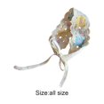 thumbnail image 2 of Jiibva Women's Triangular Crochet Knitted Bandana, Flowers Country Style Headdress Bands, 2 of 5
