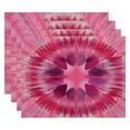 thumbnail image 3 of Simply Daisy 18" x 14" Shibori Burst Geometric Print Placemat, Set of 4, 3 of 5