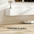 thumbnail image 4 of HOMCOM 71" Floating TV Stand for TVs up to 72 Inch, White, 4 of 10