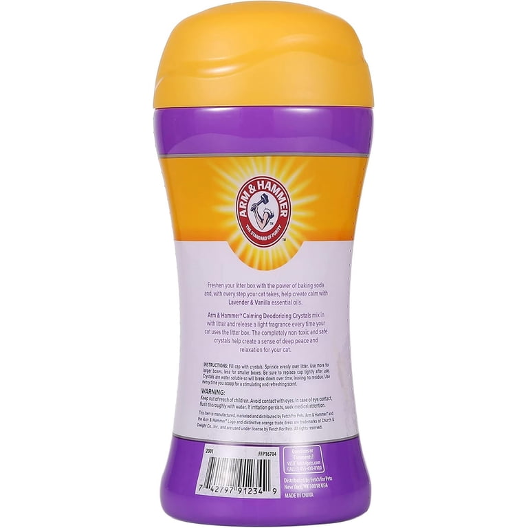 ARM & HAMMER Cat Litter Deodorizing Crystals, Lavender & Vanilla photo 5