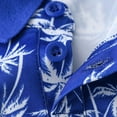 thumbnail image 6 of AJTQTH Hawaiian Shirts for Kids Toddler Palm Tree Print Tee Turndown Neck Tops Blouse Boys Girls Summer Casual Beach Outfits Blue#01 4 Years, 6 of 8