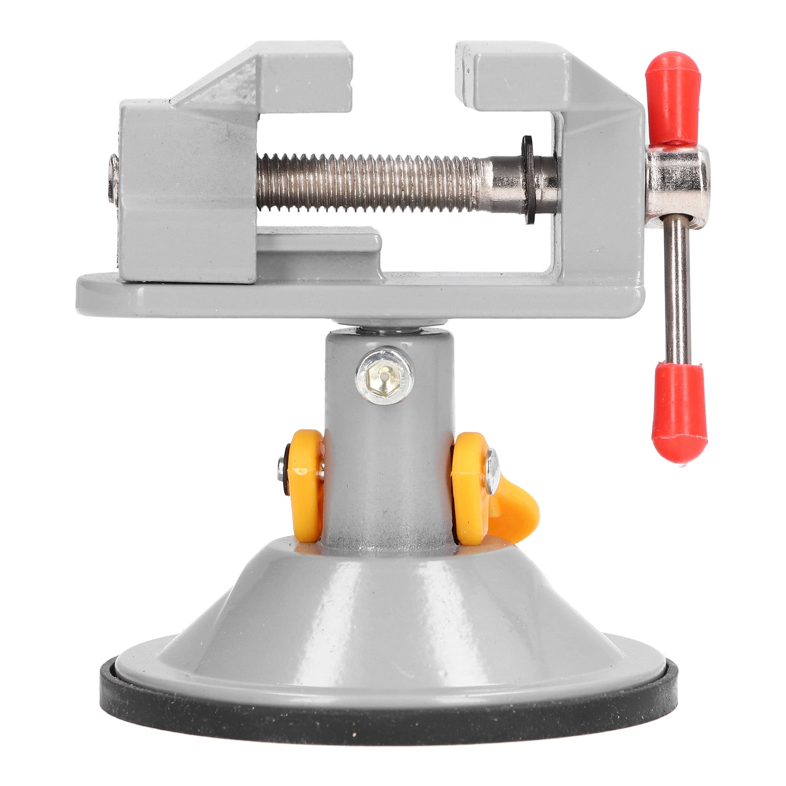 Mini Table Top Bench Vice Vise Press Clamp Rubber Suction Base Carving Fixture 