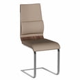thumbnail image 4 of Chintaly Cantilever Side Chair W/ Back Cushion - Set Of 2, Taupe, 4 of 7