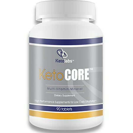 Ketolabs Keto Core Daily Multivitamin with Minerals and Probiotics - Supplement for Low Carb, Atkins, Paleo, Ketogenic (Keto) and Other Weight-Loss Diets - 90 Capsules - 100% Money Back