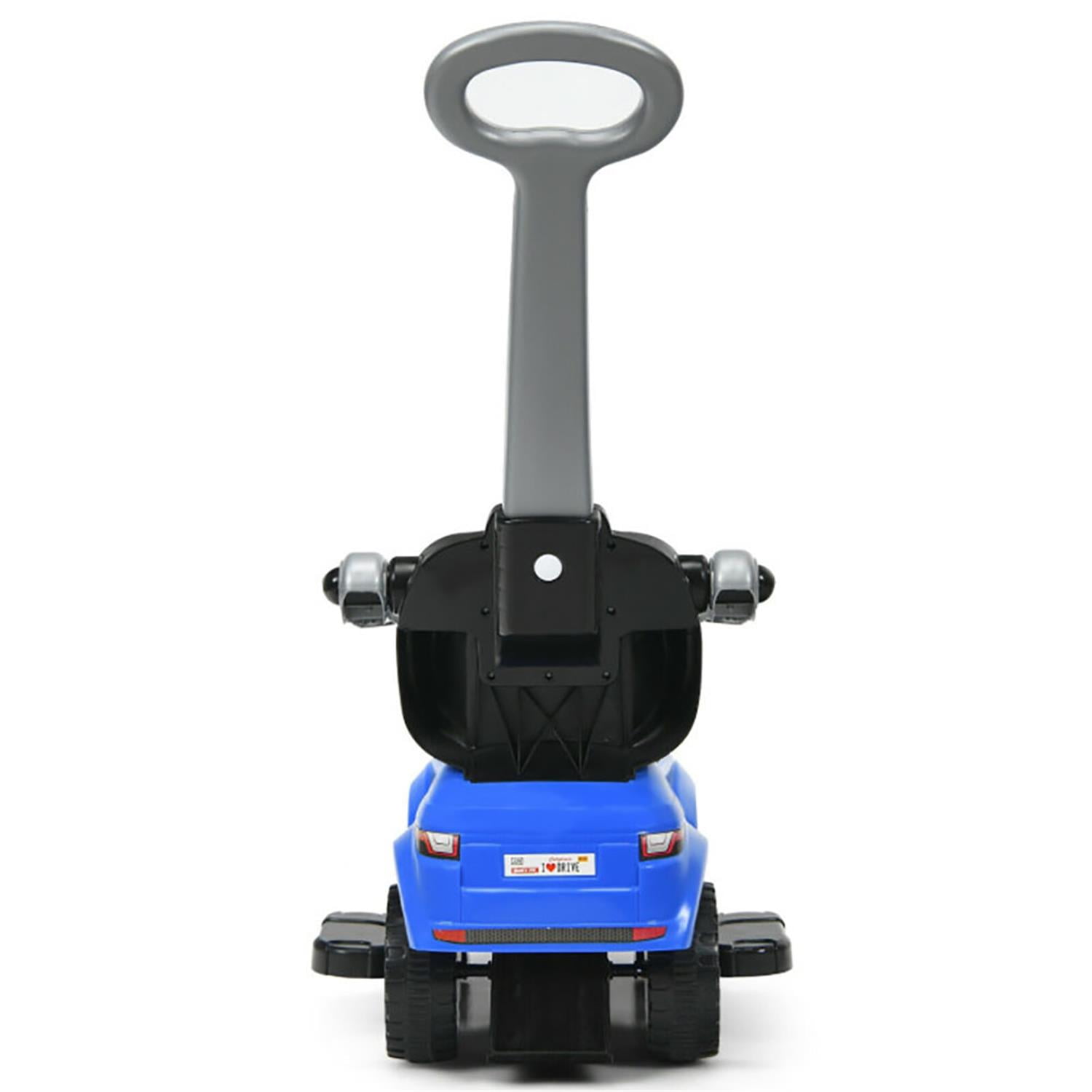 CIPACHO 3-in-1 Toddler Stroller Ride-On Push Car, Blue, for Ages 12-36 Months