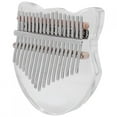 thumbnail image 4 of Kalimba de 17 teclas Bling Bling con Bolsa y Martillo de afinación transparente, 4 of 12