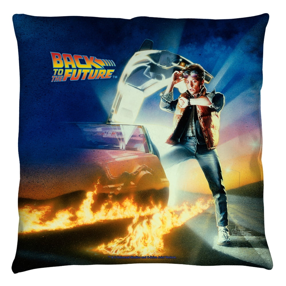 COOL BACK TO THE FUTURE MOVIE POSTER IDEAL GIFT CUSHION COVER 16X16/"