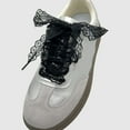 thumbnail image 4 of 1 Pair Elegant Lace Shoelaces for Sneakers Casual Shoes 3CM Width Shoestrings, 4 of 14