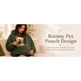 thumbnail image 7 of DHFJKG Cat Dog Pouch Hoodies For Women Fuzzy Sweatshirt Pet Holder Kangaroo Pocket Carries Pullover, 7 of 7