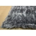 thumbnail image 2 of 5 x 7 ft Faux Fur Sheepskin Imitation Collection, Area Rug, Gray, 2 of 5
