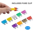 thumbnail image 3 of Mini Kit De Fusibles Ampliamente Utilizado Kit De Fusibles De Hoja De Coche Surtido Juego De Fusibles De Coche Con Caja De Almacenamiento Clip De Fusible Para Coches Vehículos Auto 120 Uds seitruly VI002777-00, 3 of 7