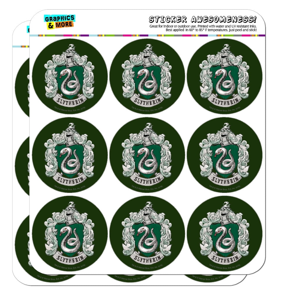 Harry Potter Slytherin Painted Crest Planner Calendar Scrapbooking