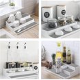 thumbnail image 2 of Inside Cupboard Spice Rack Organizer, 3 Tiered Free Standing Seasoning Shelf Spice Stand, Non-slip Cupboard Organiser Storage Racks, 2 of 5