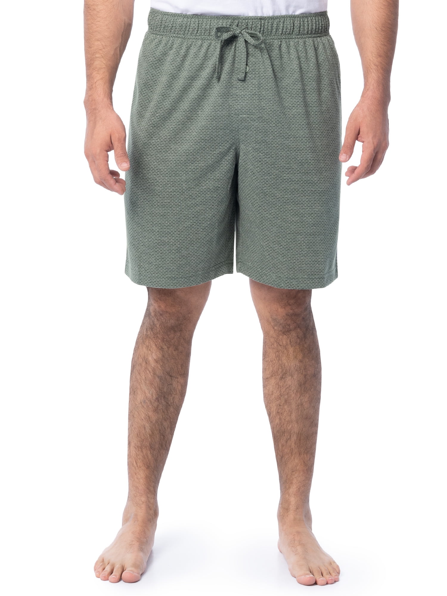 Fruit of the Loom Men's and Big Men’s Breathable Mesh 2-Pack Knit Sleep Pajama Short, S-2XL