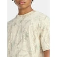 thumbnail image 4 of No Boundaries Cotton Oversized Cropped Tee, Men's & Big Men's, 4 of 5