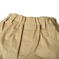 thumbnail image 6 of [BRAND CLEARANCE!!!] 1-7T Summer Boys' Solid Shorts Elastic Waist Teens Trousers Beach Shorts for Running Fitness Breathability (Khaki), 6 of 7
