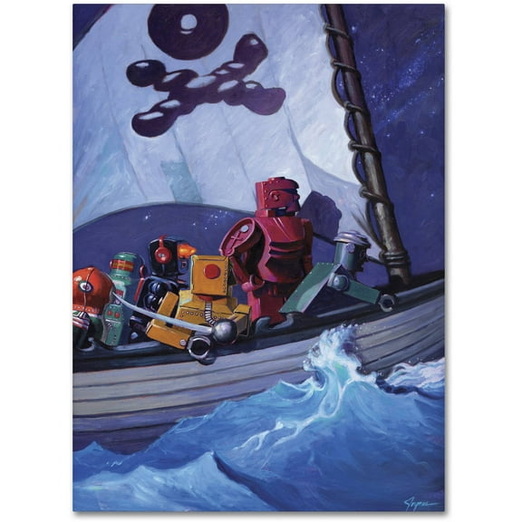 Trademark Fine Art "Raiders" Canvas Art by Eric Joyner