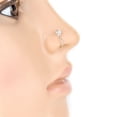 thumbnail image 3 of Jiaroswwei Fashion No-piercing Ear Lip Hoop Ring Women Chic Fake Nose Clip Jewelry, 3 of 5