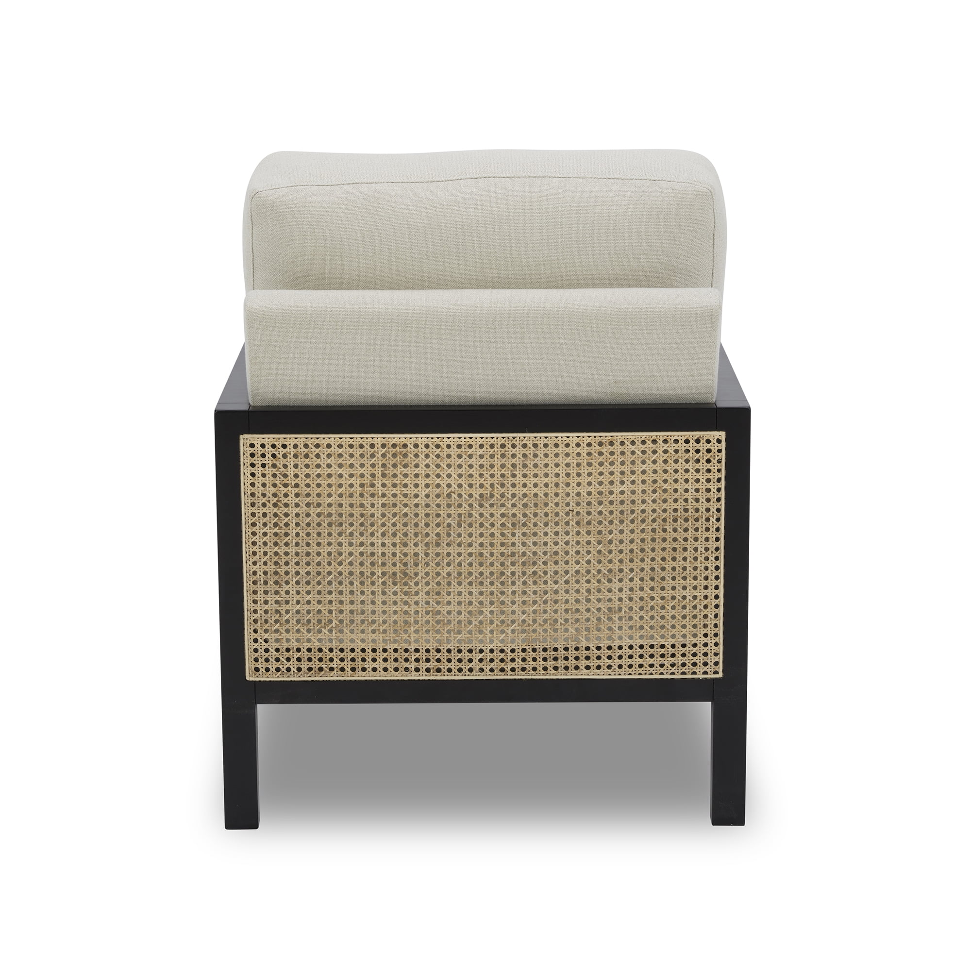 Better Homes & Gardens Springwood Caning Accent Chair, Charcoal Finish