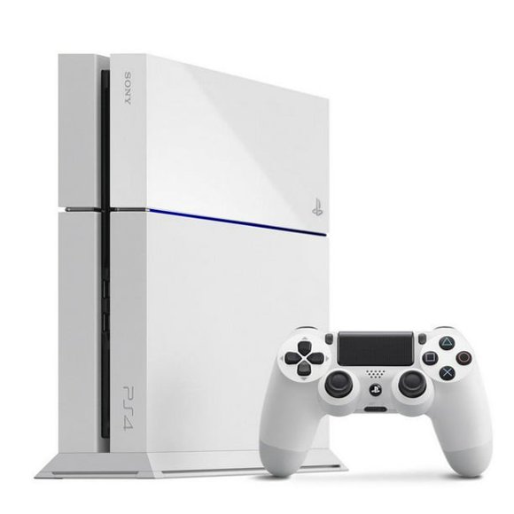 PS4 500GB Glacier White Console (Like New) with HDMI Cable - PlayStation 4