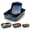 Kiln-Transformed Blue ①, variant on Ceramic Baking Dish, Casserole Dishes for Oven, Rectangular Porcelain Bakeware Set with Handles