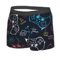 thumbnail image 2 of Fotbe Joystick Gamepad Men’s Total Support Pouch Boxer Briefs, X-Temp Cooling, Moisture-Wicking Underwear, Regular, Long-leg and Trunk-XX-Large, 2 of 9
