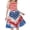 @9, variant on Amzcrzy Dresses for Girls 3-14 Years 4Th Of July Spaghetti Strap Dress Casual Sleeveless Swing Flowy Tiered Midi Sundress American Flag Cute Ruched Cami Dress @10 11 Years