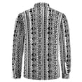 thumbnail image 4 of Geo Print Harajuku Casual Shirt Men Tribal Stripe Shirt Autumn Trending Blouses Long Sleeve Graphic Oversize Tops, 4 of 6
