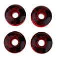 thumbnail image 2 of koolsoo 4 Pcs Roues de Planche à Roulettes en PU de Remplacement Rouge, 2 of 9