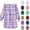 0#Light Purple777, variant on Elegyee Girls Christmas Nightgown Long Sleeve Plaid Sleep Dress Loungewear(3-14 Years)