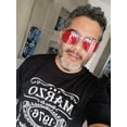 thumbnail image 2 of Gafas de sol AIEYEZO Tony Stark vintage con montura metálica cuadrada, 2 of 7