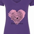 thumbnail image 4 of Inktastic Doodle Mom Women's V-Neck T-Shirt, 4 of 5