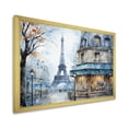 thumbnail image 2 of Designart "Urban Parisian Street in Grey Tones IV" Cityscapes Framed Wall Art Decor - Industrial Grey Paris Entryway Framed Wall Art, 2 of 6