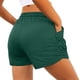 thumbnail image 4 of Pantalones cortos deportivos informales Augper para mujer con bolsillos sólidos, 4 of 7