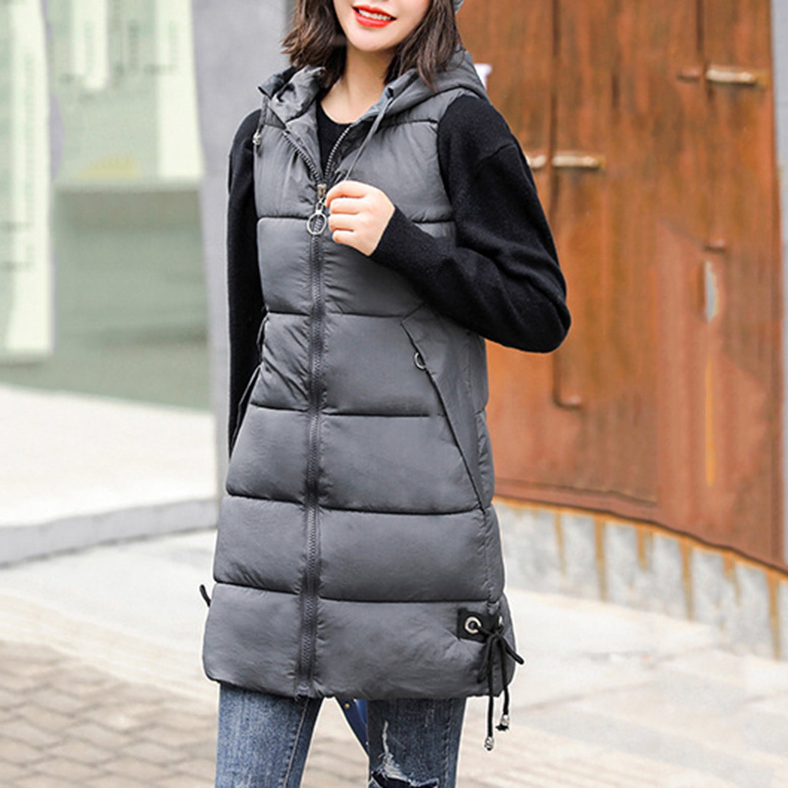 Mceream Womens Sleeveless Puffer Jacket Warm Winter Vest Coats