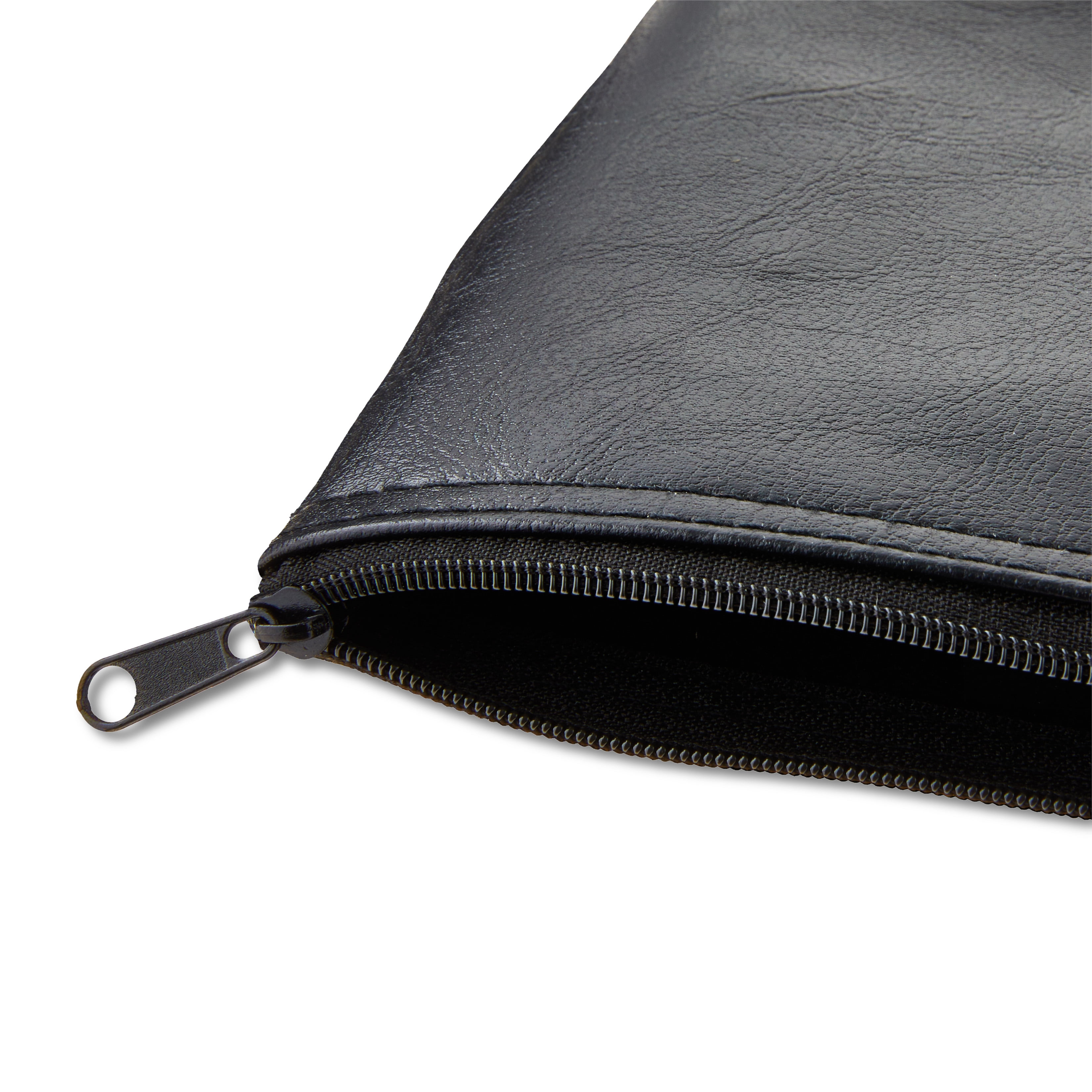 (2 pack) Pen + Gear Money Bag with Zipper, 10.6" x 6.3", Black