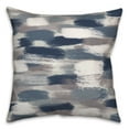 thumbnail image 2 of Creative Products Blue Brushstroke Pattern 18x18 Indoor / Outdoor Pillow, 2 of 9