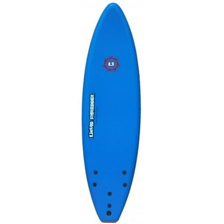 Liquid Shredder 6 ft. FSE EPS-PE Soft Surf Board- Blue