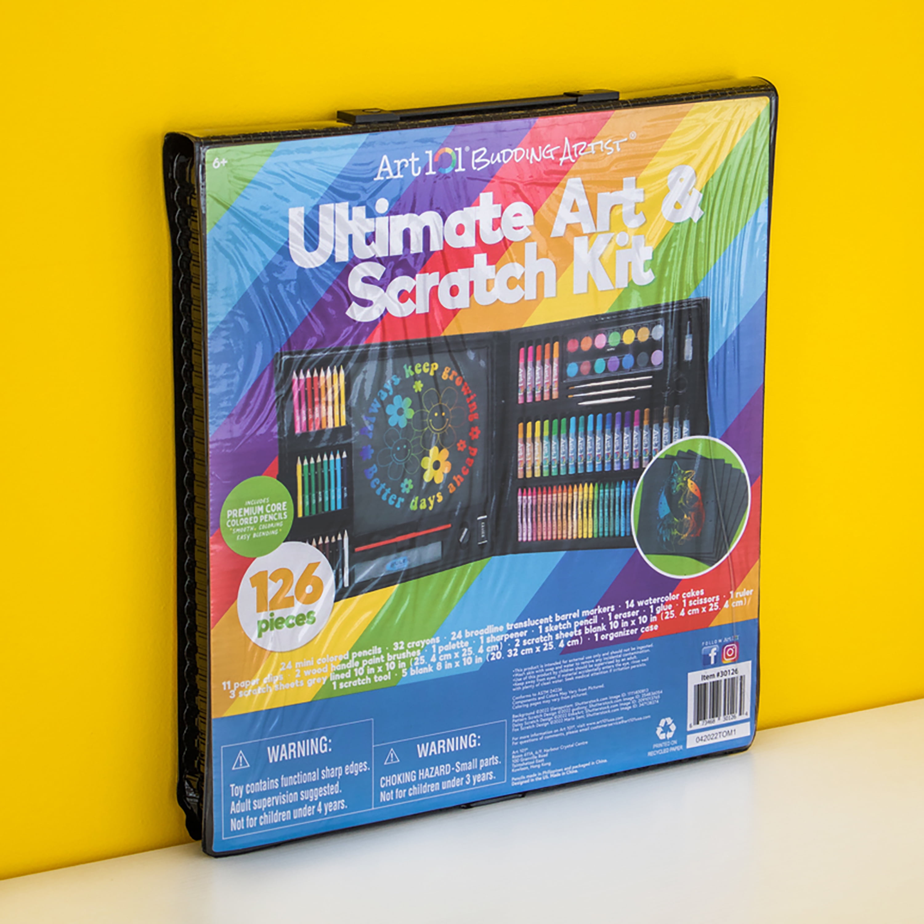 Art 101 Draw, Sketch, and Doodle Multifunctional Art Set with 111 Pieces  for Children to Adults (please be advised that sets may be missing pieces  or otherwise incomplete) - D3 Surplus Outlet