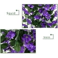 thumbnail image 5 of Zukuco Artificial Fake Hanging Plants Flowers for Outdoor Outside, 2 PCS Faux Silk Fuchsia Violet Long Vines UV Resistant Look Real for Home Porch Patio Planter Decoration (Red), 5 of 5
