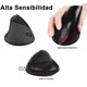 thumbnail image 2 of Mouse Ratón Vertical Inalámbrico Ergonómico Recargable 2.4g Negro con Rojo Malubero Mouse Ratón Vertical, 2 of 5