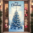 thumbnail image 3 of Snowy Design Christmas Tree Festive Banner Holiday Decoration New Year Ornament Gift Boxes for Family Gathering Seasonal Celebration Home Decor, 3 of 3