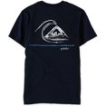 thumbnail image 2 of Quiksilver Single Stripe Logo14.00 Camiseta gráfica para hombre, azul, mediano, 2 of 2