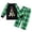 Green_002, variant on HNMKIU Kids Christmas Family Matching Outfits Printed Long Sleeve Tops with Plaid Trousers Pants Set for Boys Girls Parents Holiday