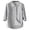 Grey, variant on Mens T-Shirts Casual Daily Wear Outdoor Stylish Solid Colored Button Downs Spring Summer Tops T Shirts Grey L