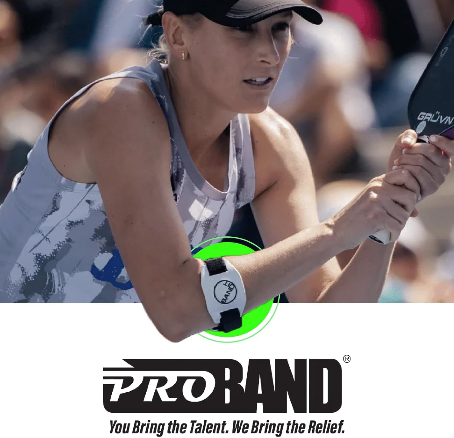 BandIT ® Therapeutic Arm Band for Elbow & Forearm Pain Relief, Anatomically Focused Dynamic Compression Brace for Carpal Tunnel, Tendonitis, Tennis Elbow, Golfers Elbow, Sprains, & Arthritis, White