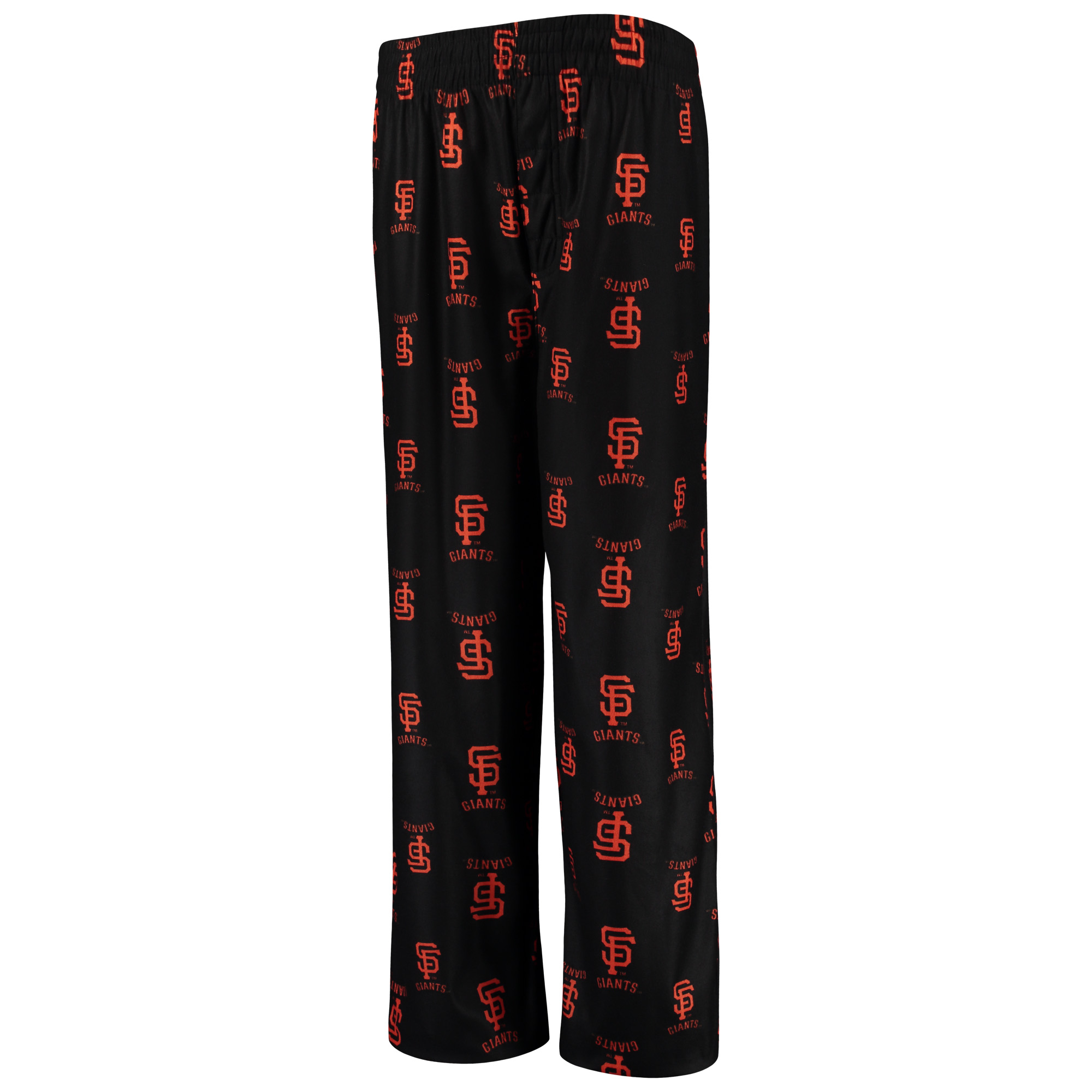 San Francisco Giants Youth Team Color Printed Logo Pants Black