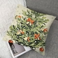 thumbnail image 7 of Heduofu Christmas Decorative Throw Pillow Covers Set of 2, Xmas Tree Winter Holiday Gray Stripes Stocking Porch Outdoor Home Decor 24x24in, 7 of 7